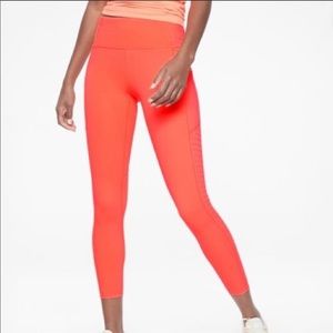 Athleta Contender Laser Cut 7/8 leggings